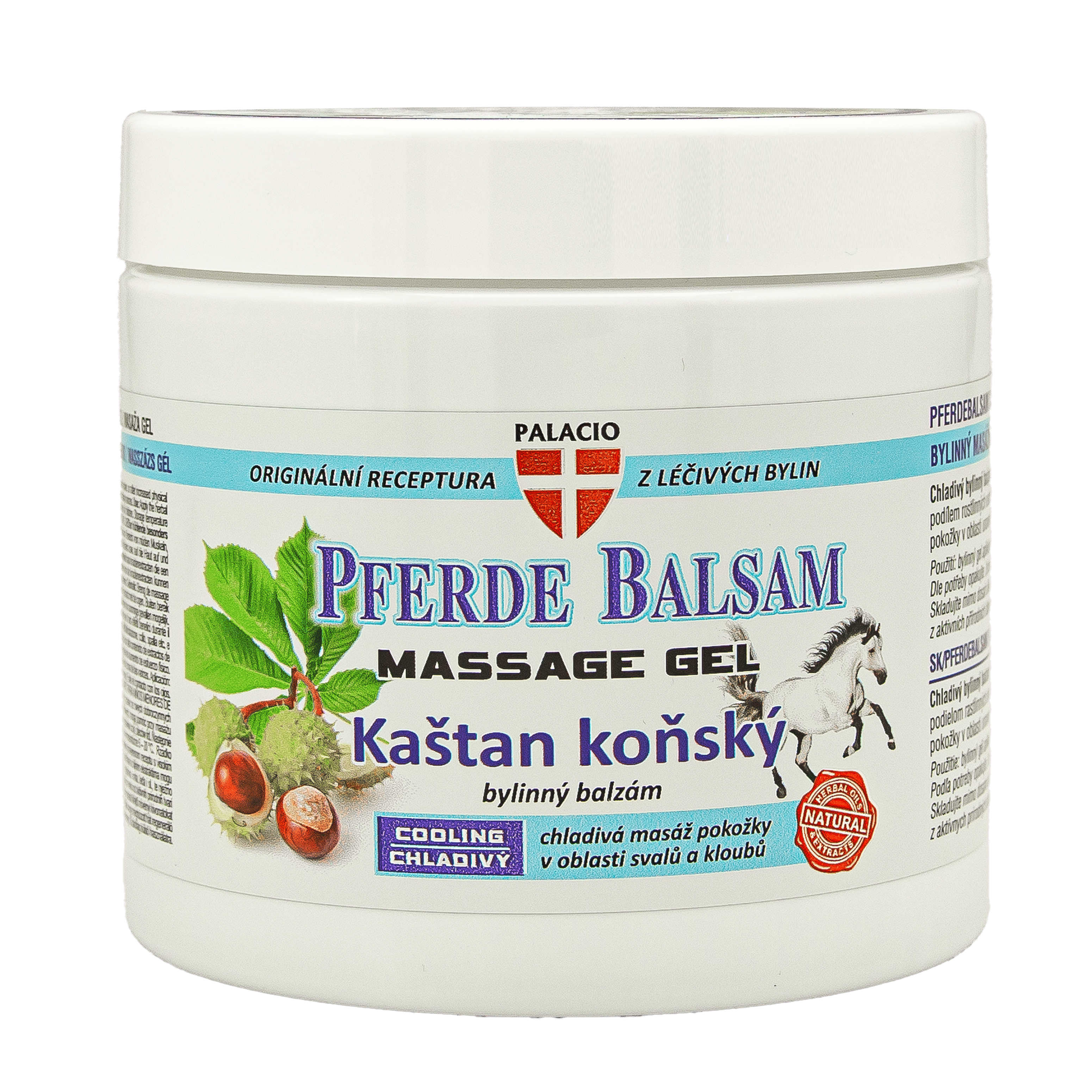Gel de masaj Puterea Calului – Efect Racoritor – 600 ml